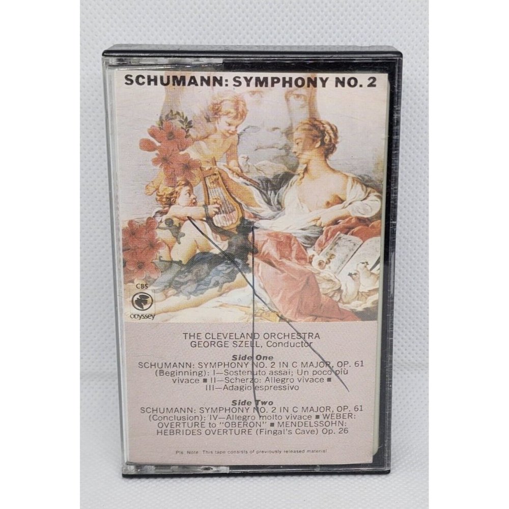 Tape Schumann Symphony #2 Cleveland Orchestra George Szell Conductor Cassette